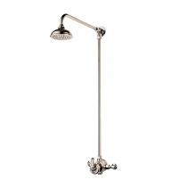 Barber Wilsons and Company RML5600-CU-PC - Exposed Thermostatic Shower No Volume Control Metal Lever 5'' Head