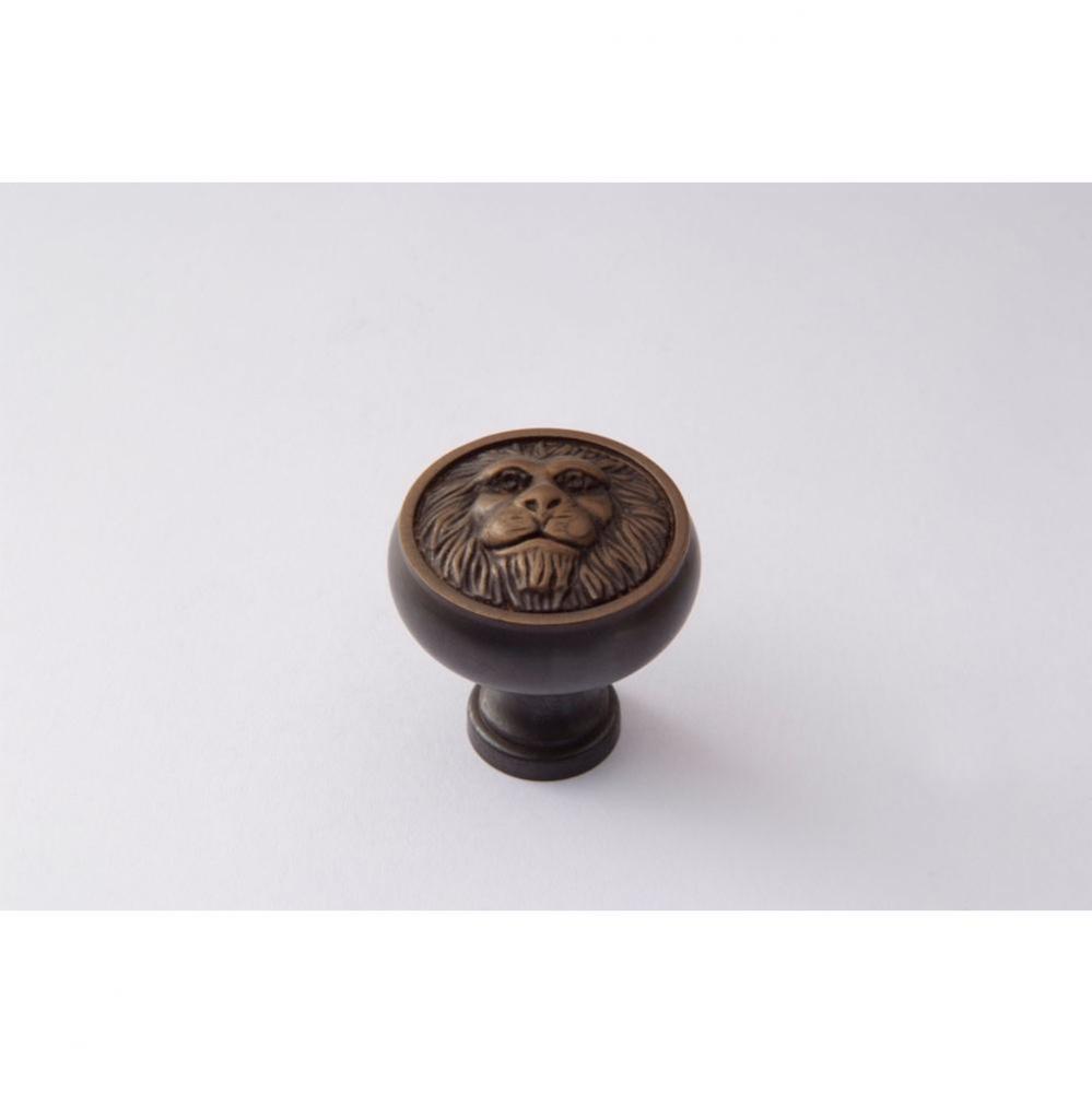 Lion Knob - 1-1/4''