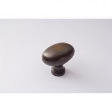 Classic Brass 1196KN - Oval Knob - 1-7/32''x3/4''