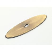 Classic Brass 1197PA - Oval Backplate - 3''x7/8''