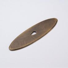 Classic Brass 1197ABB - Oval Backplate - 3''x7/8''