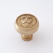 Classic Brass 1451BB - Lion Knob - 1-1/4''