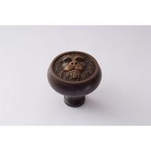 Classic Brass 1452KN - Lion Knob - 1-1/2''