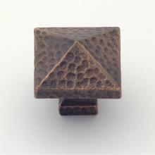 Classic Brass 1522AZ - Square Knob - 1-1/4''