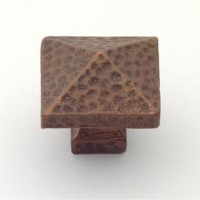Classic Brass 1522NB - Square Knob - 1-1/4''