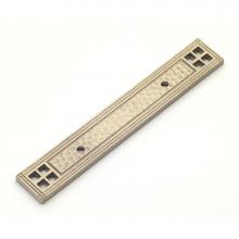 Classic Brass 1528AS - Backplate - 6-1/2''x1'' (3'' C-C)
