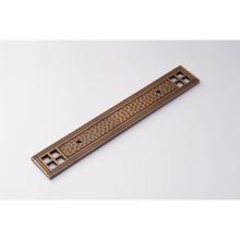 Classic Brass 1529AZ - Backplate - 7-1/2''x1-1/8'' (4'' C-C)