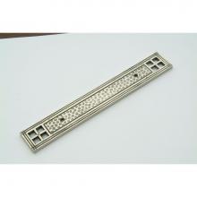 Classic Brass 1529ST - Backplate - 7-1/2''x1-1/8'' (4'' C-C)