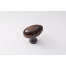 Classic Brass 1556KN - Oval Knob - 1-7/16''x15/16''