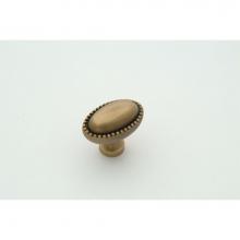 Classic Brass 1556WB - Oval Knob - 1-7/16''x15/16''