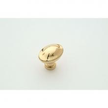 Classic Brass 1575PBNL - Knob - 1-5/16''x15/16''