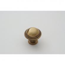 Classic Brass 1841AB - Knob (Coin) - 1-1/4''