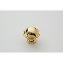 Classic Brass 1841PBNL - Knob (Coin) - 1-1/4''