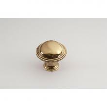 Classic Brass 1842PA - Knob (Coin) - 1-1/2''