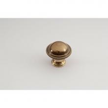 Classic Brass 1844PANL - Knob (Crosshatch) - 1-1/4''
