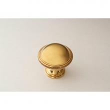 Classic Brass 1844TN - Knob (Crosshatch) - 1-1/4''
