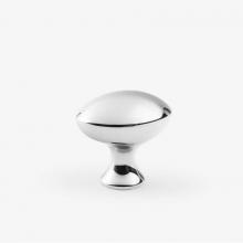 Classic Brass 2870ARB - Oval Knob - 1-1/4''
