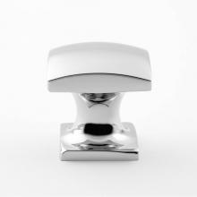 Classic Brass 3801PB - Square Knob - 1-3/8''