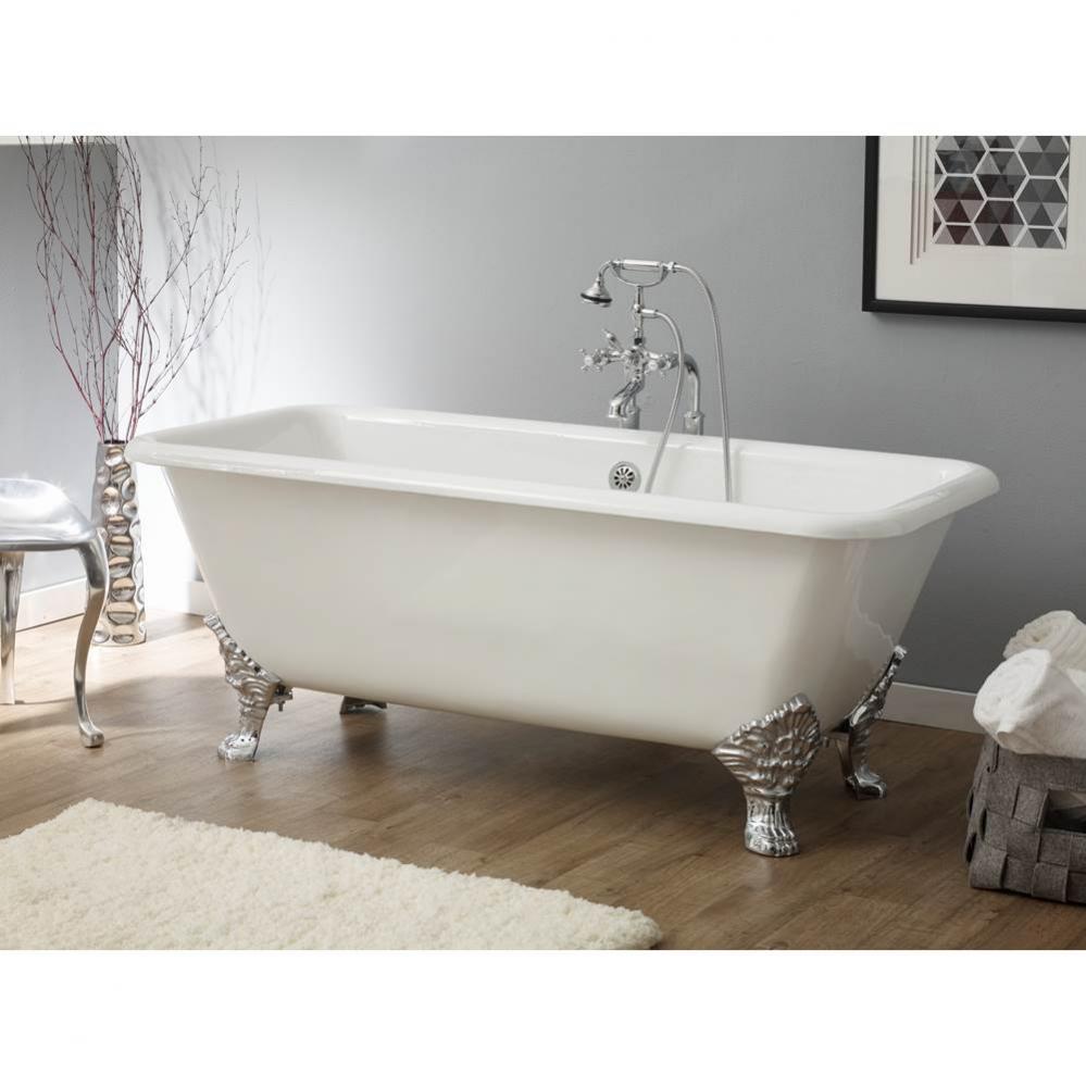 Spencer Bathtub - White In, White Out, Tub Only