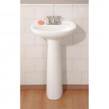 Cheviot Products 613-WH-4 - FIORE Pedestal Sink