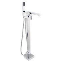 Cheviot Products 7560-CH - SQUARE Free-Standing Tub Filler