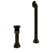 Cheviot Products 2224-PN - Direct Drain Waste and Overflow - Push Pop-Up