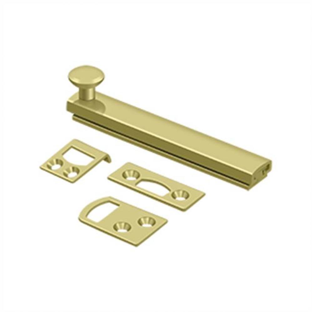 4'' Surface Bolt, Concealed Screw, HD