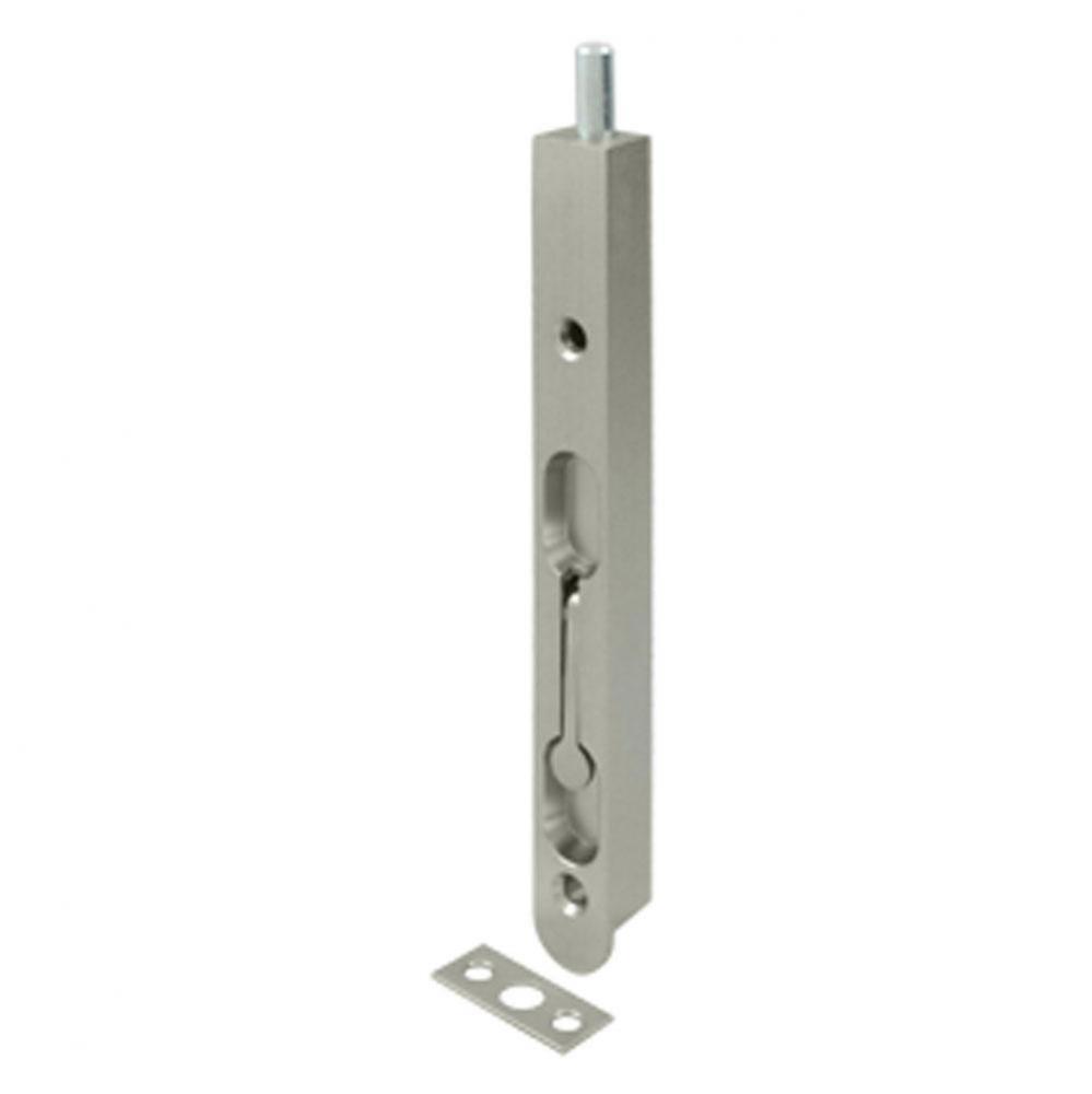 7'' Flush Bolt, Zinc