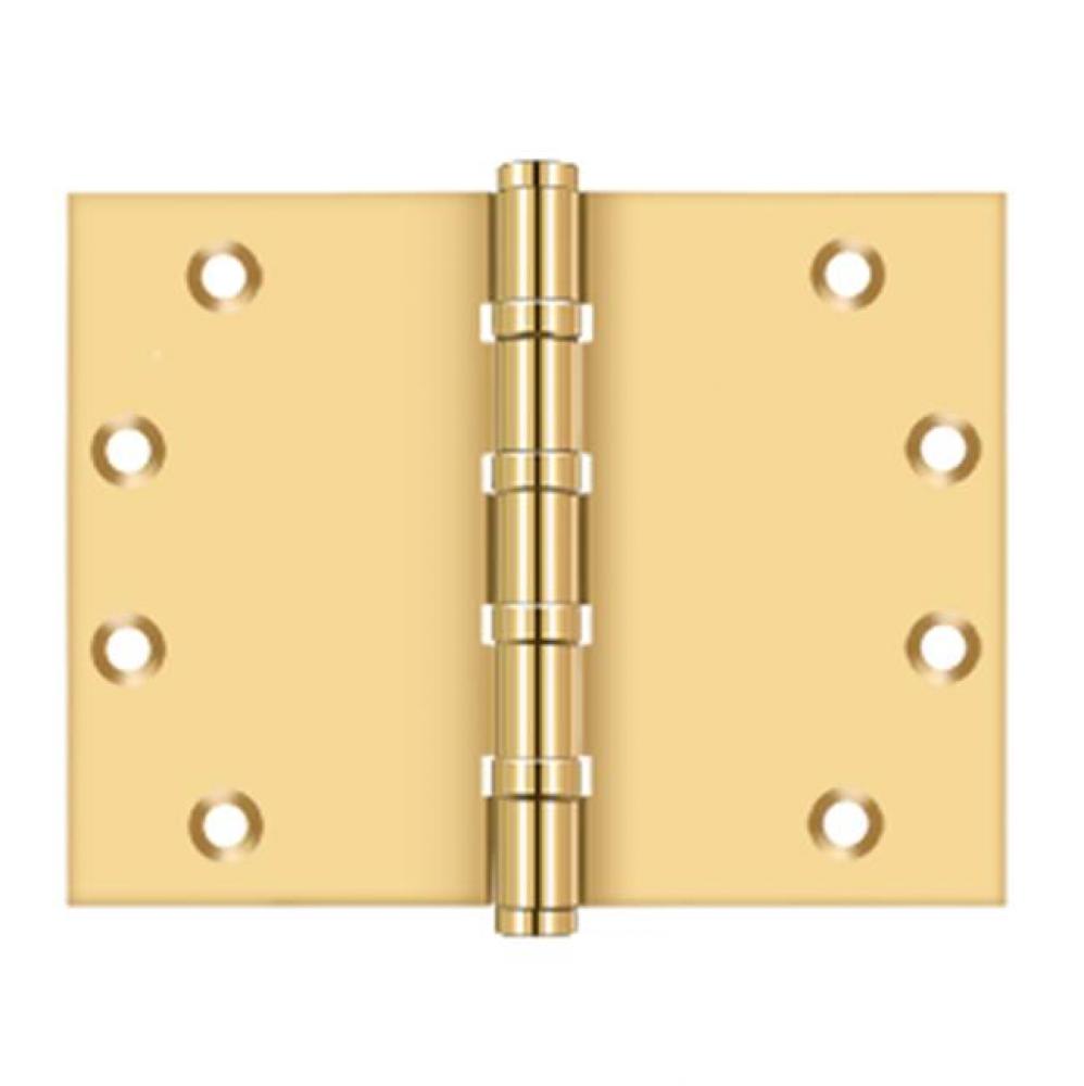 4-1/2'' x 6'' Square Corner Hinge, Ball Bearing