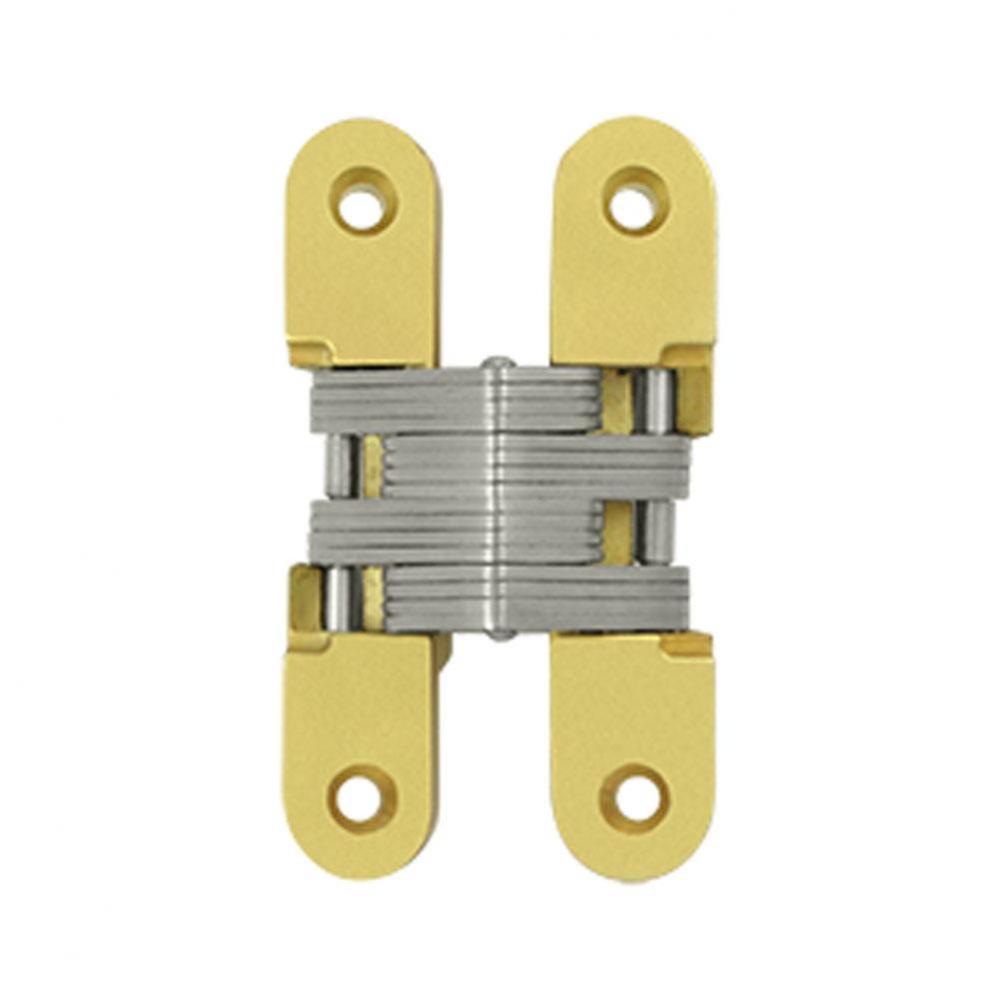 Concealed Hinge Sldb Blades 1 X 4 5/8, Satin Brass