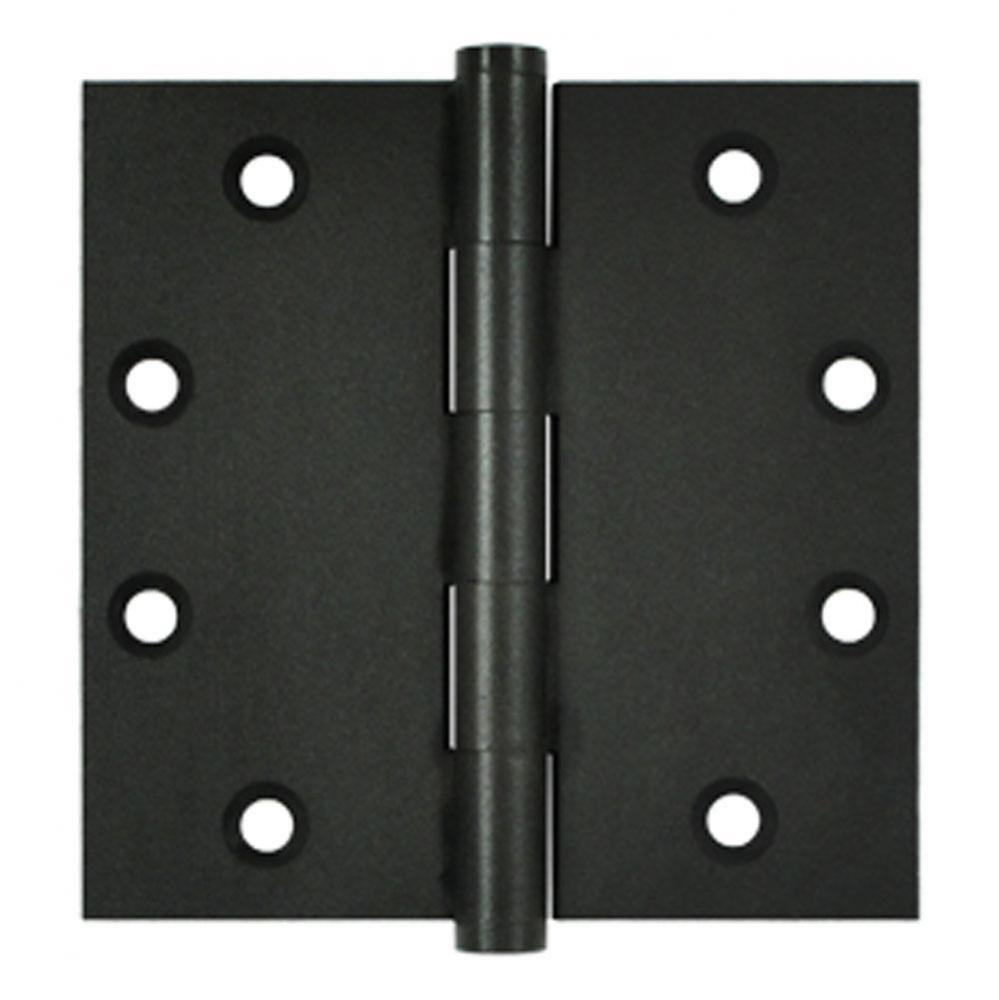 Sld Brass Hinge 4.5 X 4.5 Brnz Dark Finish