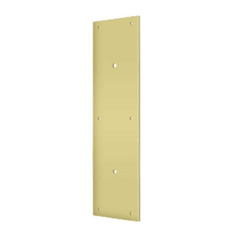 Push Plate 15'' for 8'' Door Pull