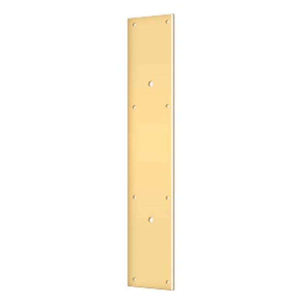 Push Plate 20'' for 10'' Door Pull