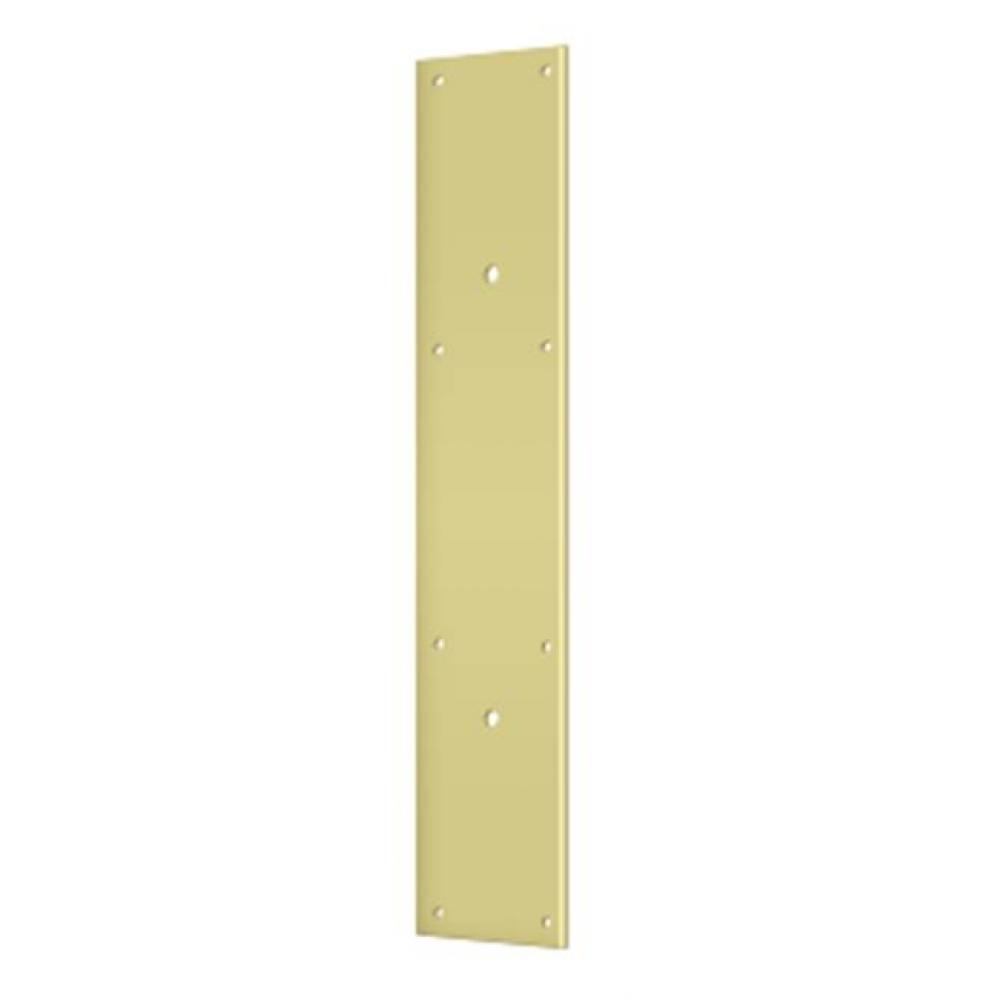 Push Plate 20'' for 10'' Door Pull
