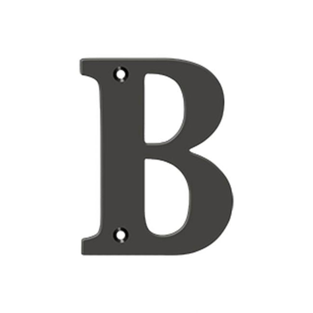 4'' Residential Letter B