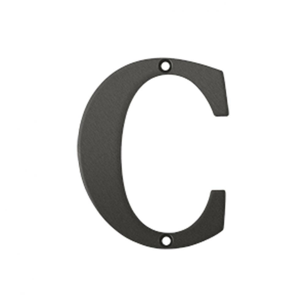 4'' Residential Letter C
