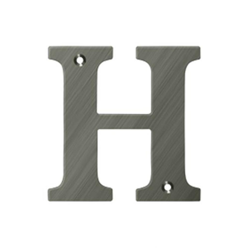 4'' Residential Letter H