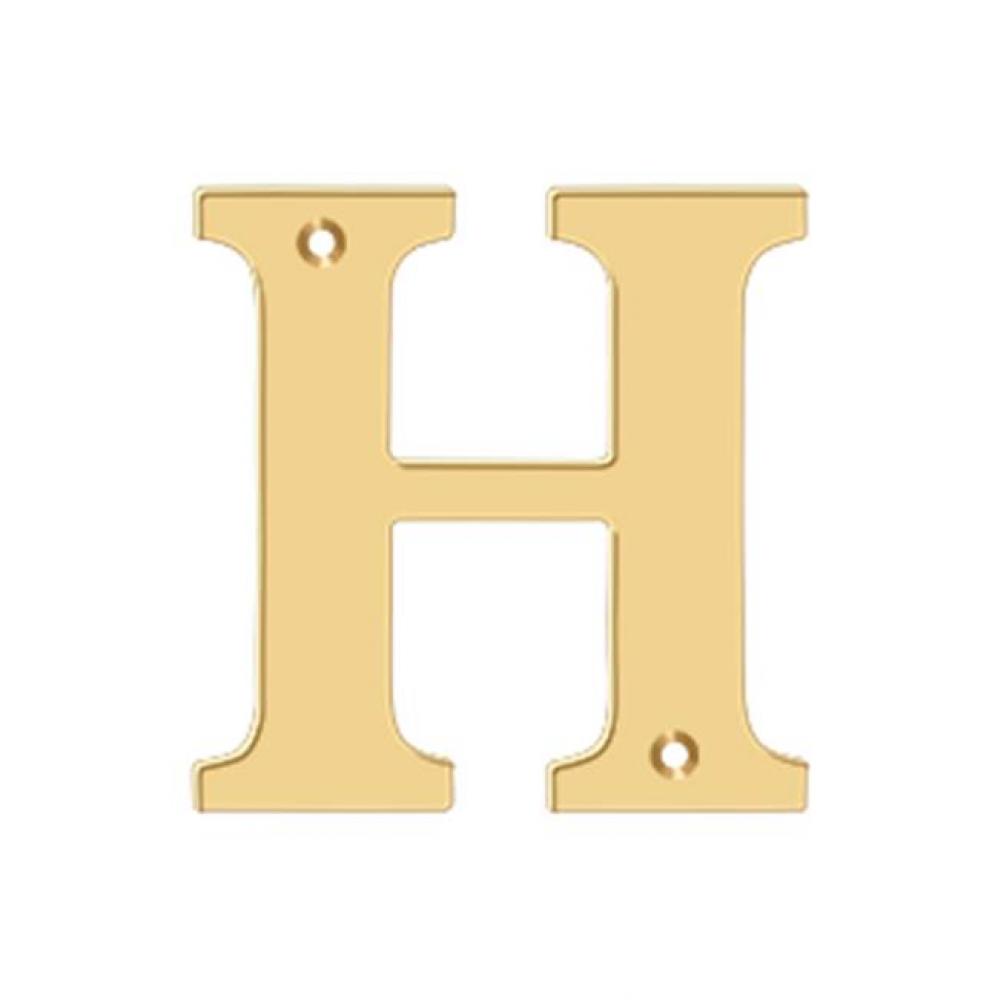 4'' Residential Letter H