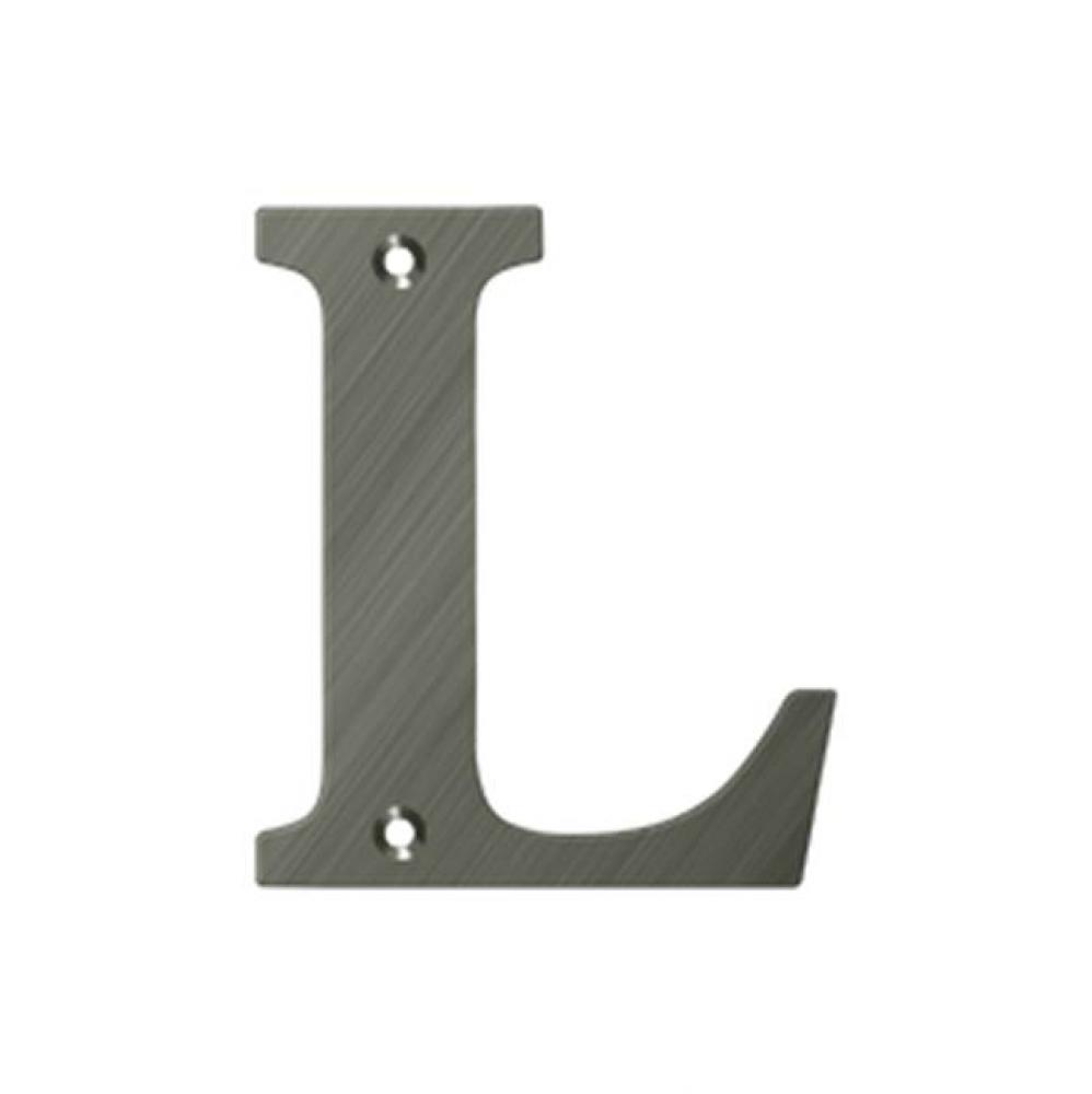4'' Residential Letter L