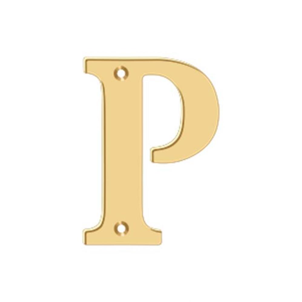 4'' Residential Letter P