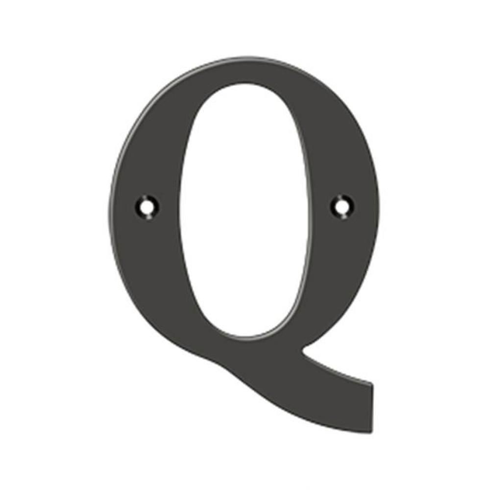 4'' Residential Letter Q