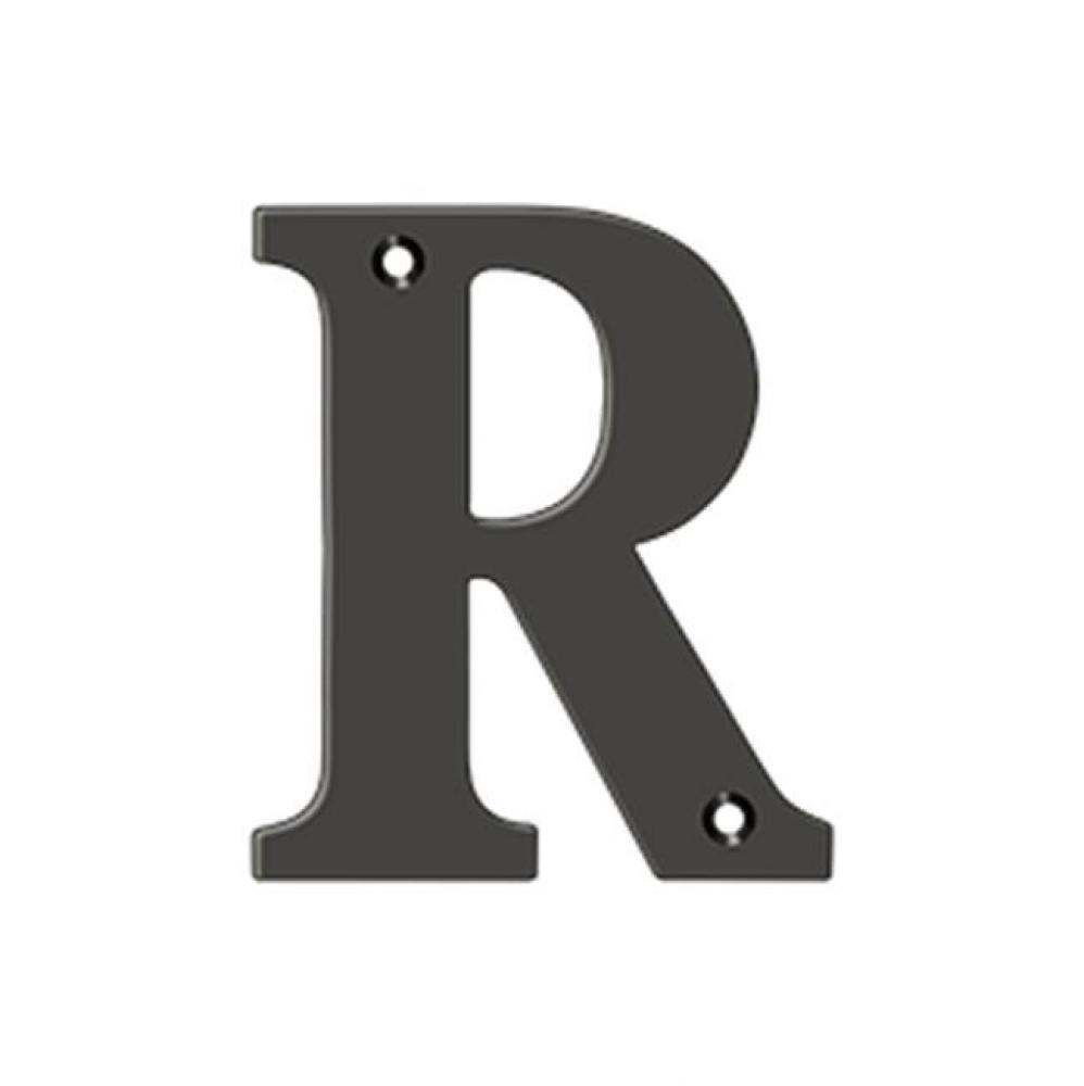 4'' Residential Letter R