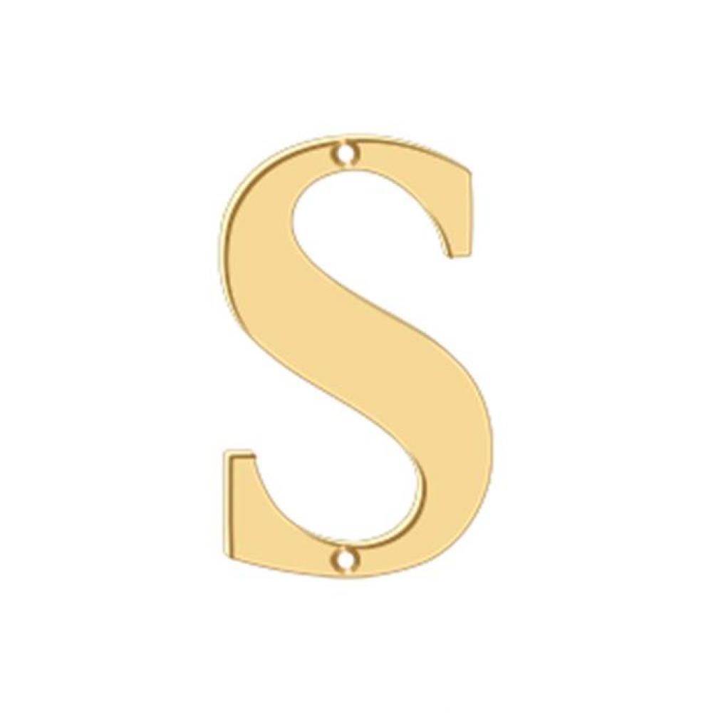 4'' Residential Letter S