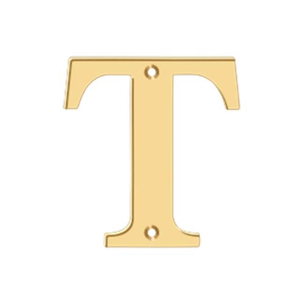 4'' Residential Letter T