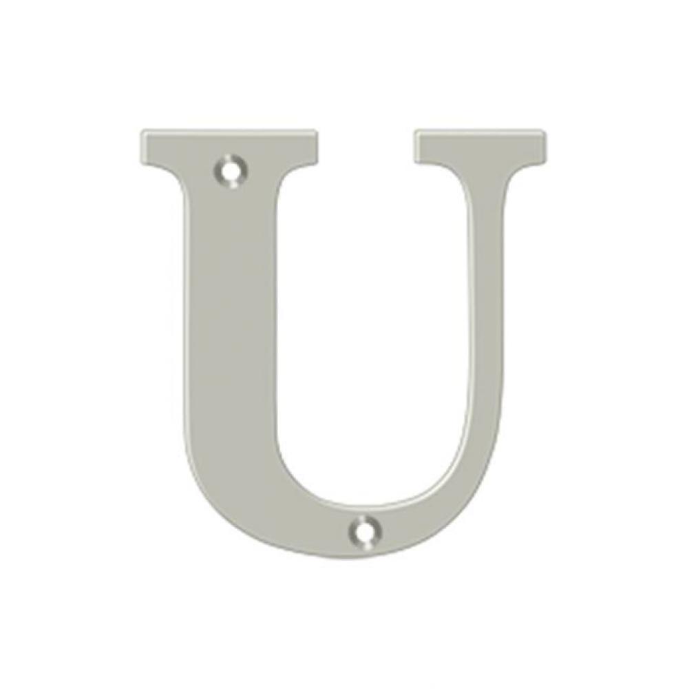 4'' Residential Letter U