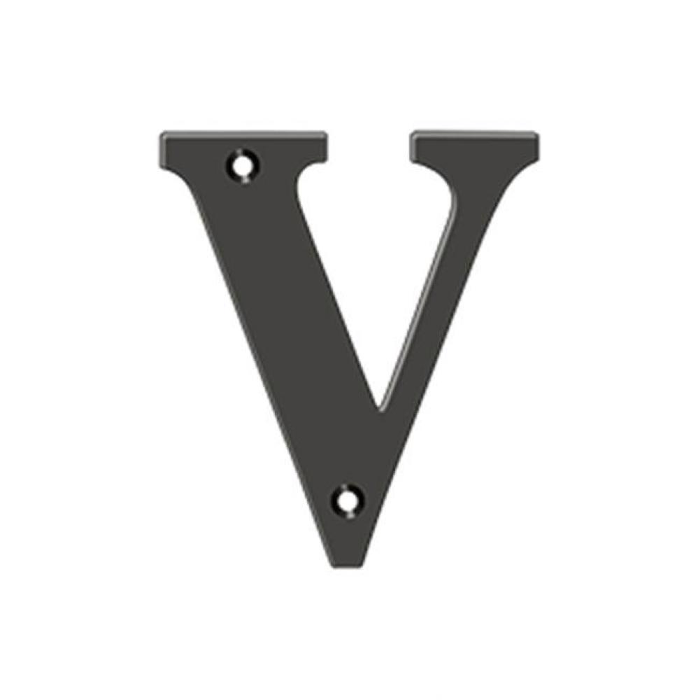 4'' Residential Letter V