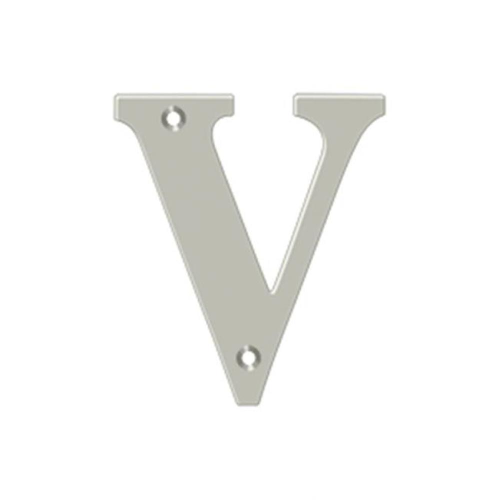 4'' Residential Letter V