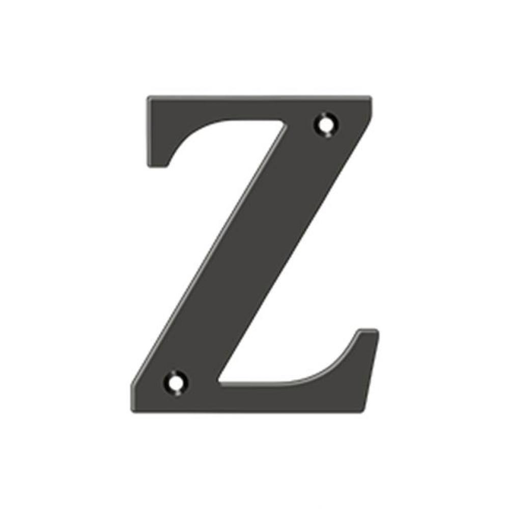 4'' Residential Letter Z
