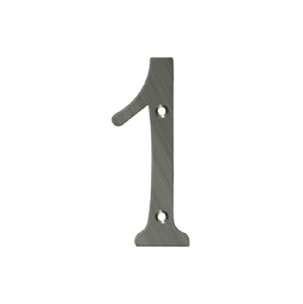 4'' Numbers, Solid Brass