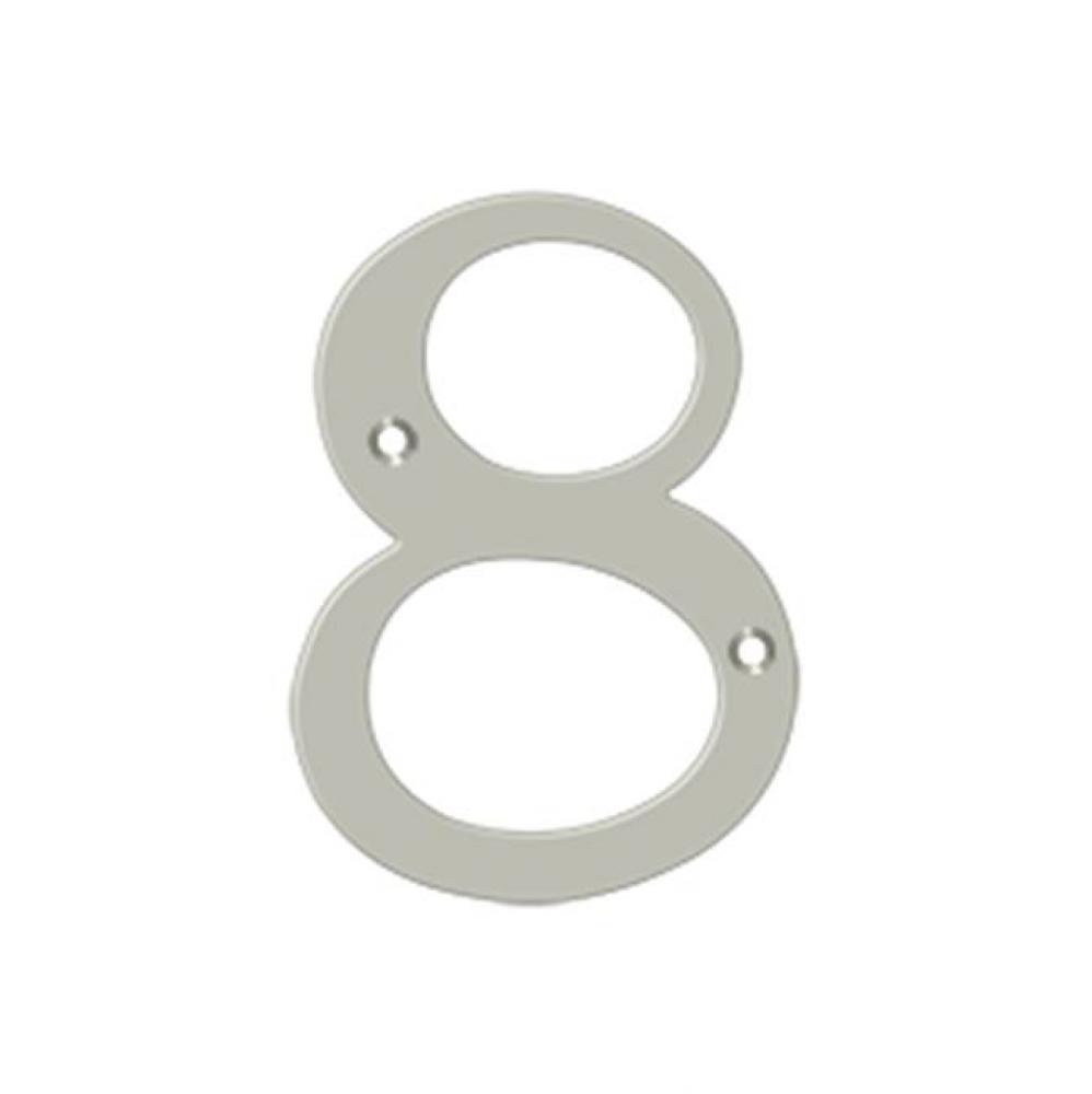 4'' Numbers, Solid Brass